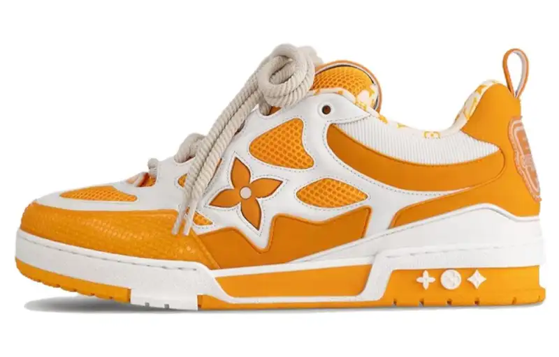 LOUIS VUITTON Lv Skate Sneaker Yellow White