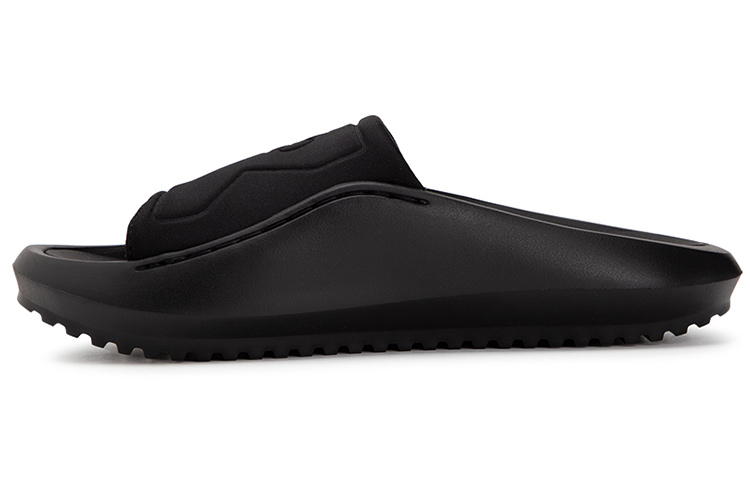 CKJ CALVIN KLEIN JEANS Rubber Sole Slide Slippers Women's Black
