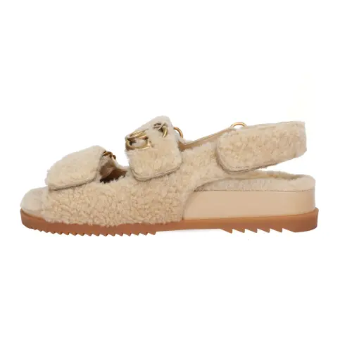 GUCCI Beach Sandals Women's Beige