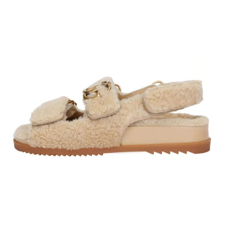 GUCCI Beach Sandals Women's Beige