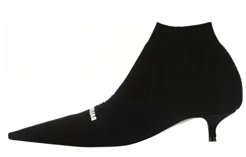 Balenciaga Knife Ankle Boots 4cm Women's Black