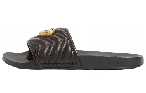 Gucci Wmns Gg Marmount Slide 'Black' Women's