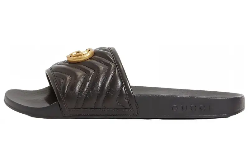 Gucci Wmns Gg Marmount Slide 'Black' Women's