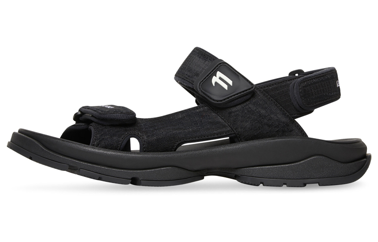 Мужские сандалии Balenciaga Tourist (черные)