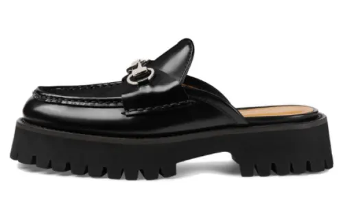 Gucci Wmns Horsebit Mule 'Black' Women's