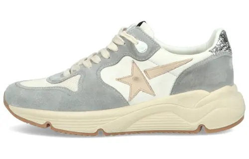 Golden Goose Running Sole Grey Cream Smoke Women's