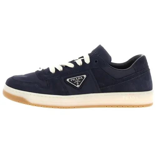 PRADA Downtown Suede Low top Skateboard Shoes Men's Blue