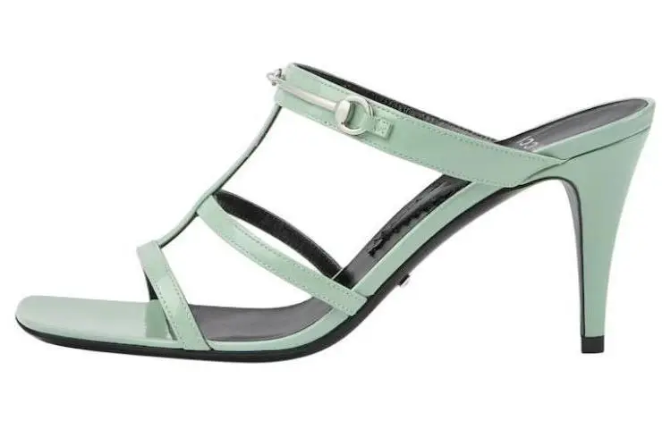 GUCCI Slide Slippers Women's Mint Green