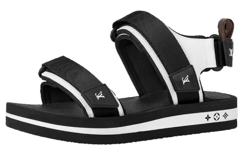 LOUIS VUITTON Arcade Beach Sandals Women's Black