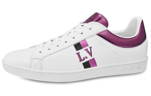 LOUIS VUITTON Luxembourg Sneakers 'White Metallic Pink'