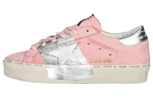 Golden Goose Hi Star Low top Skateboard Shoes Women's Pink