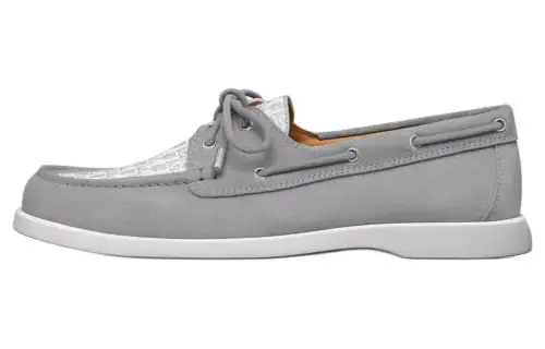 DIOR Granville Boat Shoes Men's Gray
