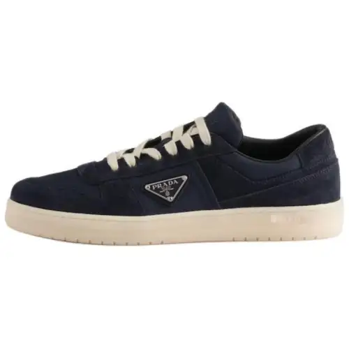 PRADA Downtown Low top Skateboard Shoes Men's Dark Blue