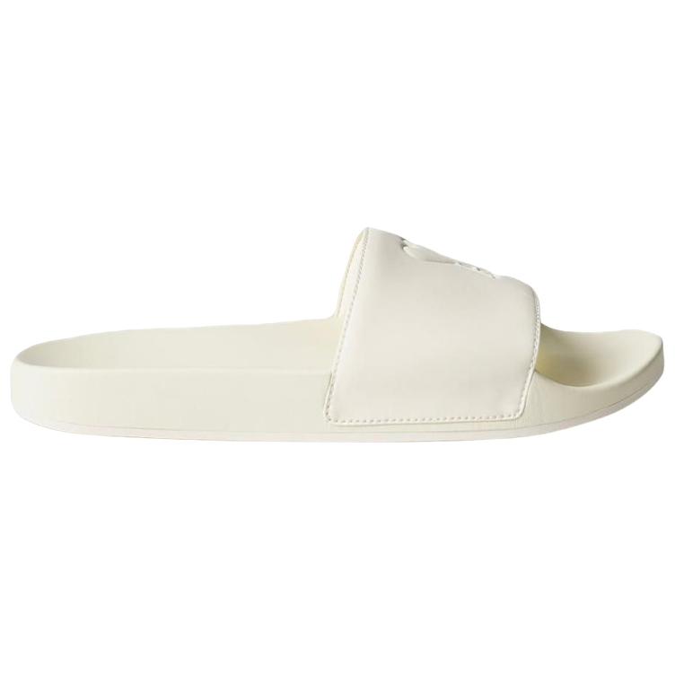 AMIPARIS Flat Slide Slippers Men's White