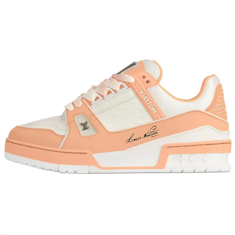 LOUIS VUITTON Trainer Low top Skateboard Shoes Women's Orange