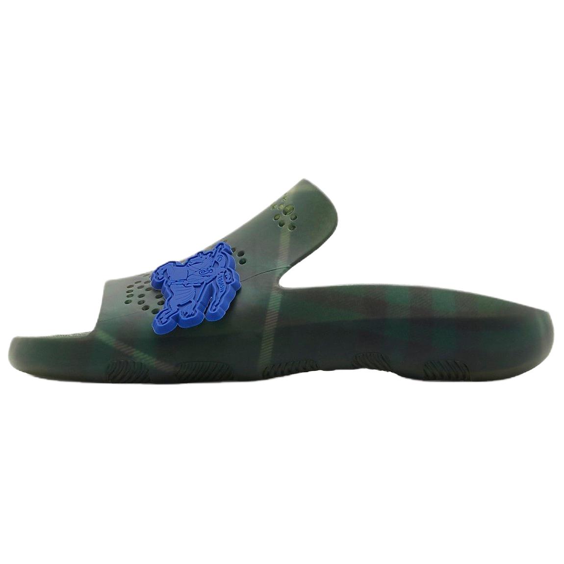 Burberry Slide Slippers Men's Green