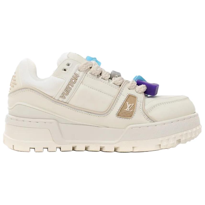 Мужские кеды Louis Vuitton Trainer Maxi (белые) — фото 2