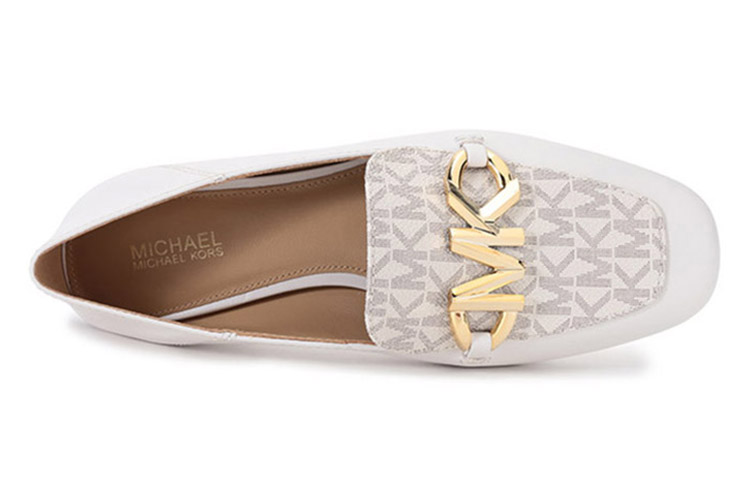 Женские лоферы MICHAEL KORS (кремовые) — фото 5