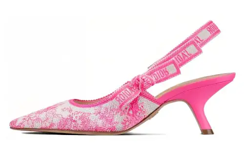 DIOR J'Adior Irregular Heel High Heels Women's Bright Pink
