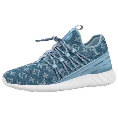 LOUIS VUITTON Fastlane Sneakers 'Denim Logo Monogram'
