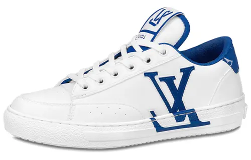 LOUIS VUITTON Charlie Low top Skateboard Shoes Women's Blue White