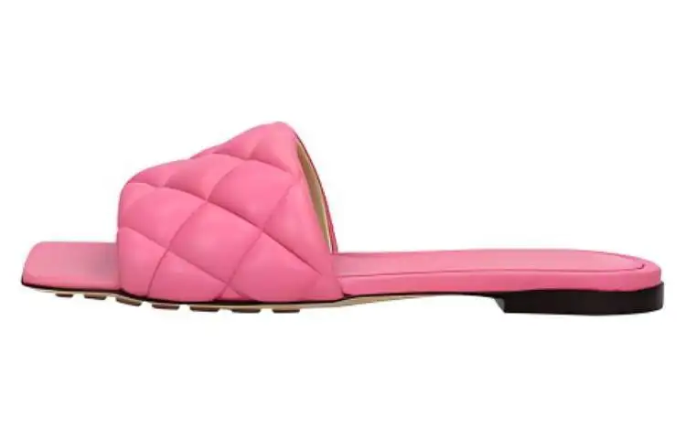 Bottega Veneta Matelassé Flat Sandals Women's