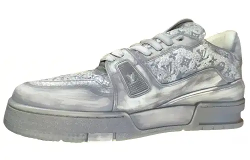 LOUIS VUITTON Low top Skateboard Shoes Women's Gray