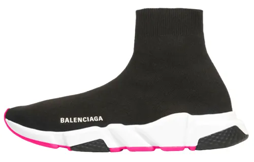 Balenciaga Speed Trainer 'Black Pink Sole' Women's