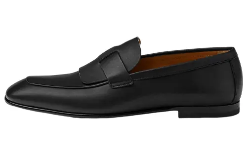 HERMES Casual Shoes Men's Black