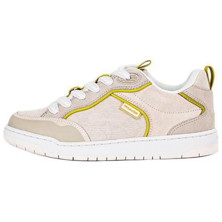 Женские кеды COACH C023 Sneaker (бежевые)