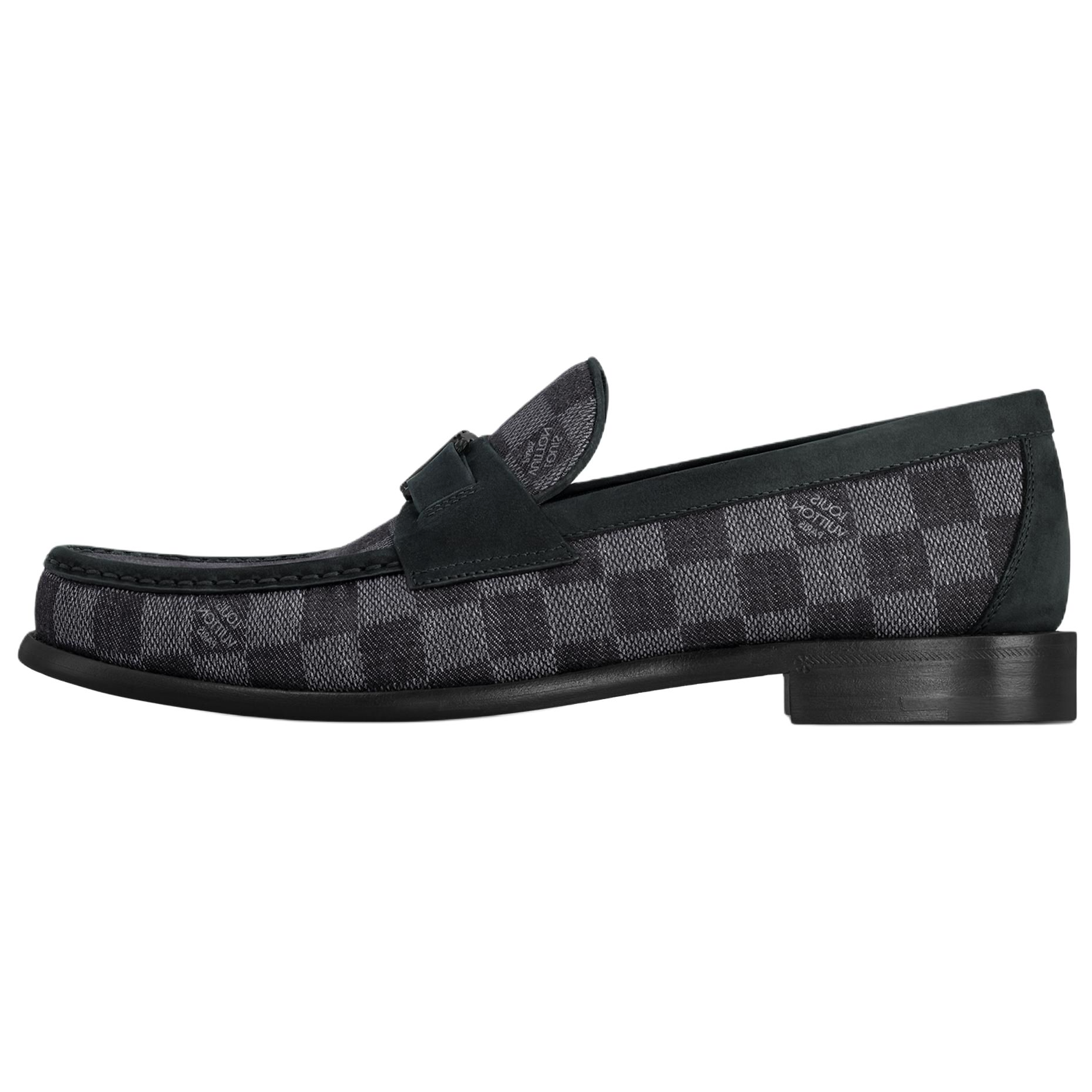 LOUIS VUITTON Major Casual Shoes Men's Black