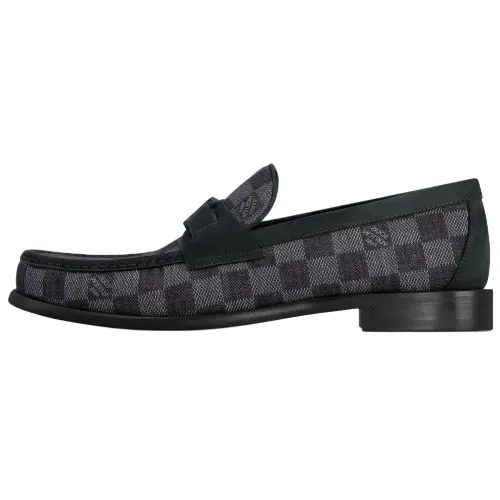 LOUIS VUITTON Major Casual Shoes Men's Black