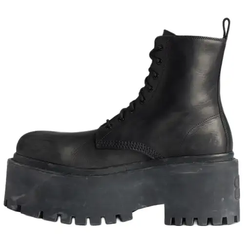 Balenciaga Strike Platform Lace Up Boots Women's