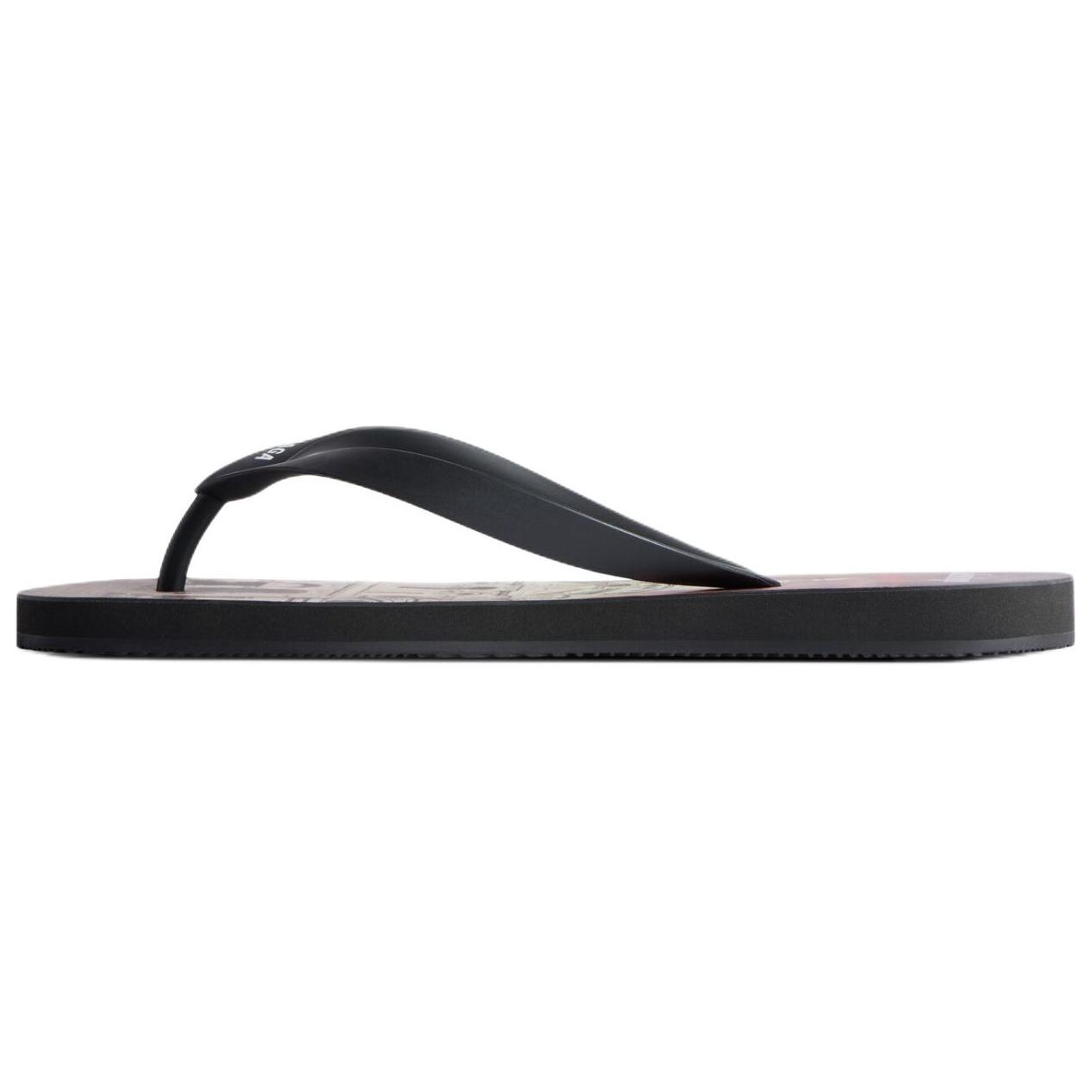 Balenciaga Flip Flops Men's Black