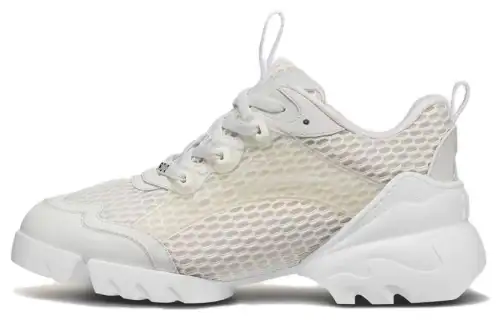DIOR D Connect Fabric Sports Low top Casual Shoes Women's White