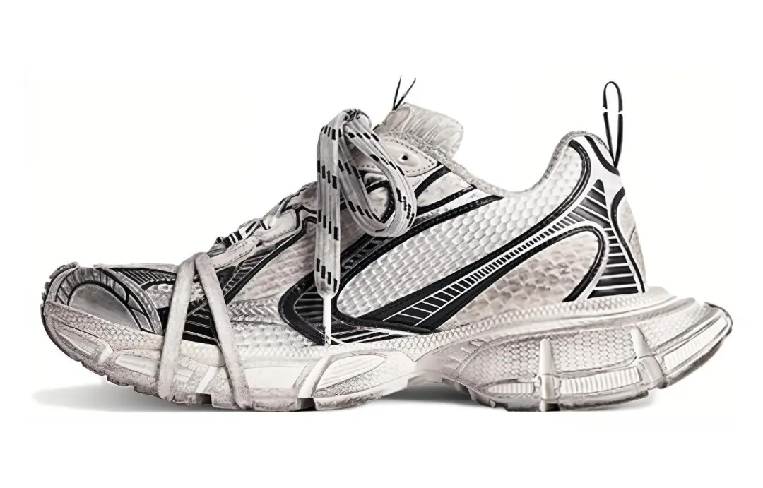 Balenciaga 3XL Sneakers 'White And Black Mesh And Polyurethane' Women's