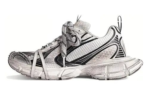Balenciaga 3XL Sneakers 'White And Black Mesh And Polyurethane' Women's