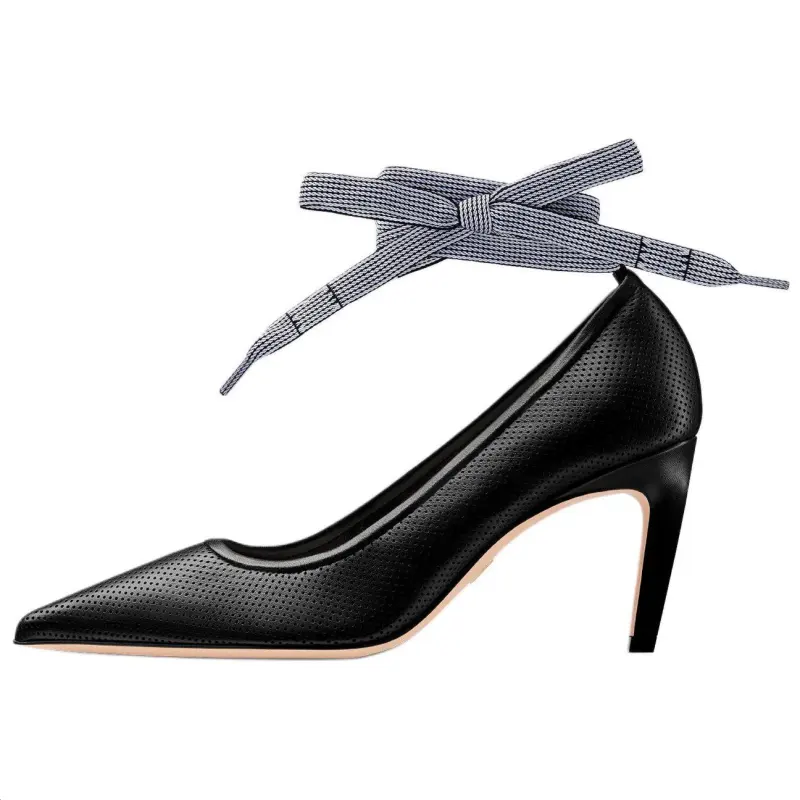 DIOR D Journey Slim Heel High Heels 8cm Women's Black
