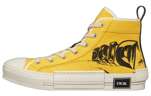 DIOR B23 High Top AsteroDIOR Yellow