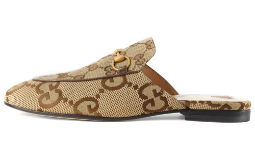 Gucci Wmns Jumbo Gg Princetown Slipper 'Camel' Women's