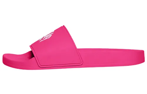 Balenciaga PARIS Slide Slippers Women's Fuchsia