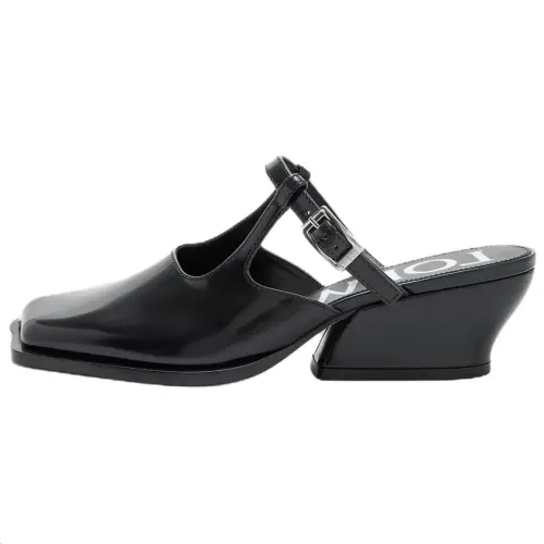 LOEWE Onda Closed Toe Slippers Women's Black