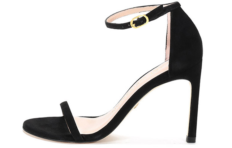 stuart weitzman Velour Heeled Sandals