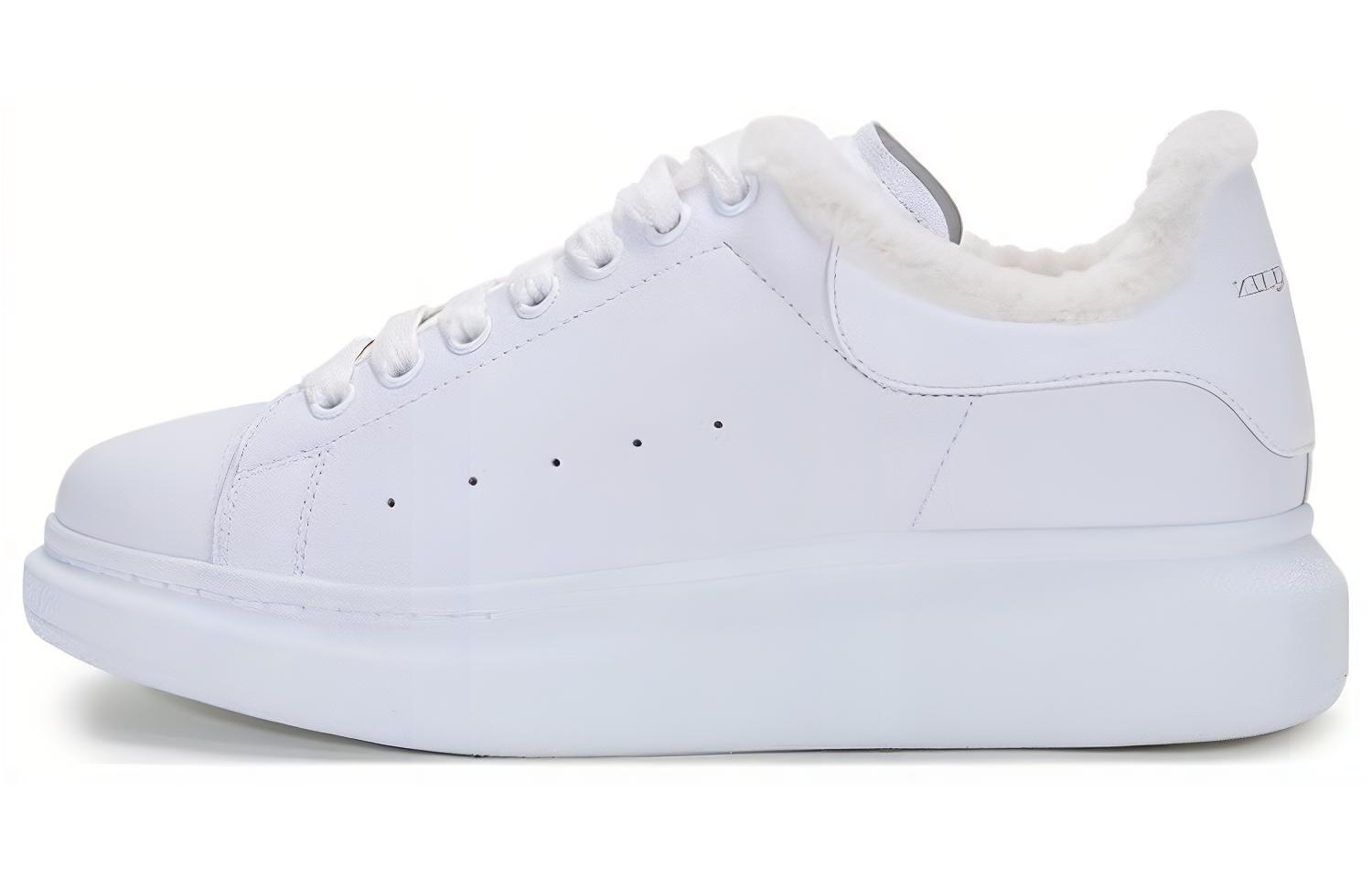 Мужские кеды Alexander McQueen Oversized Sneaker (белые)