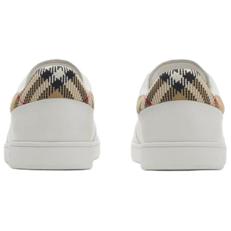 Мужские кеды Burberry (бежевый) — фото 6