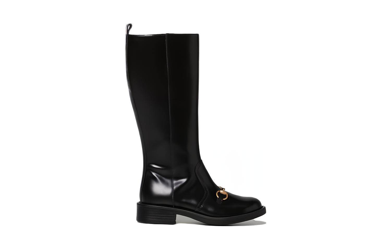 Сапоги Gucci (черные) — фото 2