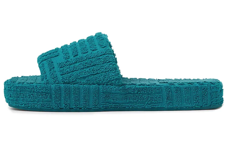 Bottega Veneta Resort Sponge Slide Slippers Men's Blue