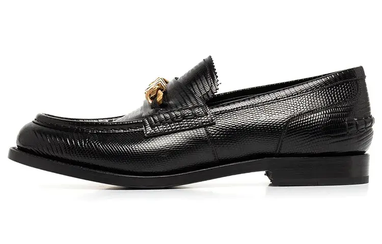 Alexander wang leather fashion flat loafers women's black