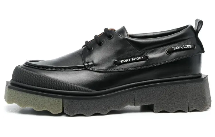 OFF WHITE Derby Shoes Men's Black