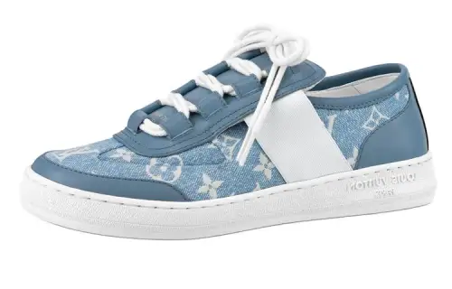 LOUIS VUITTON Lous Sneakers 'Denim Monogram' Women's